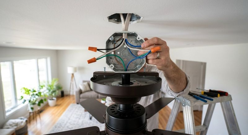 Ceiling Fan Wiring in Olathe, KS